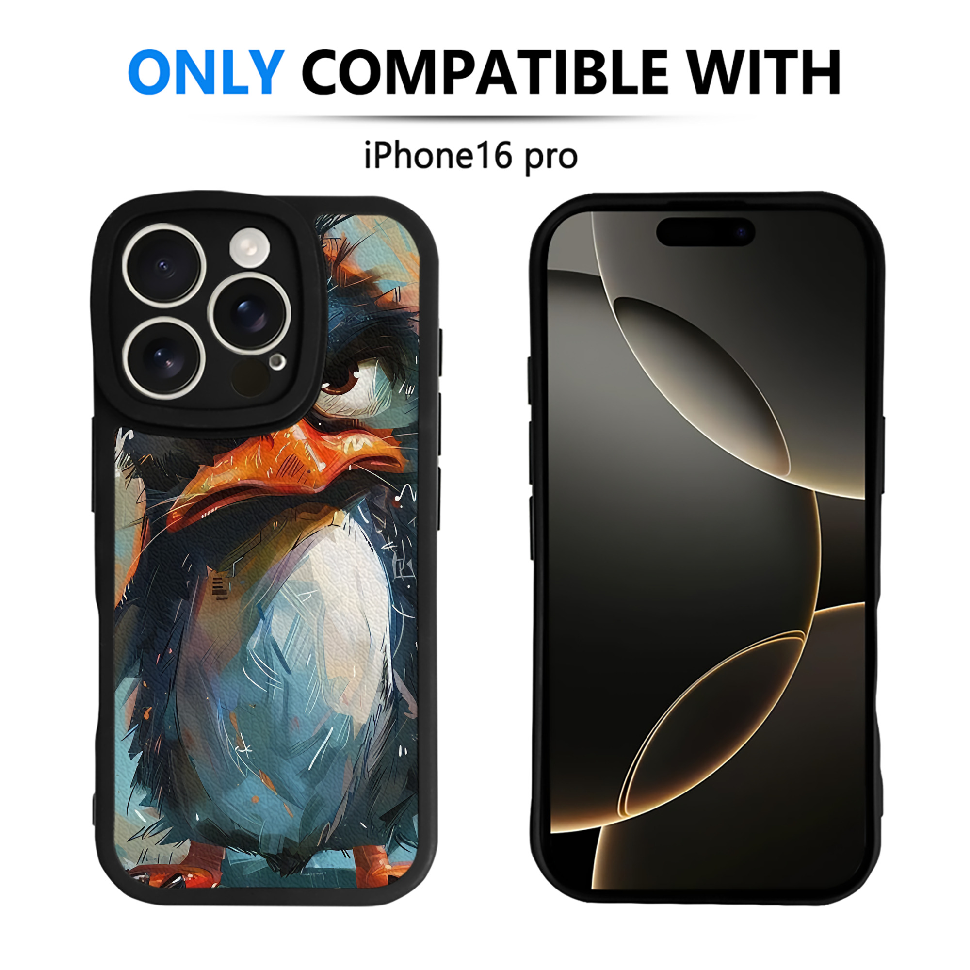 （画像用） Angry Birds アングリーバード 【iPhone 16シリーズ対応】シリコンスマホケース（レザー調） 材質：シリコン